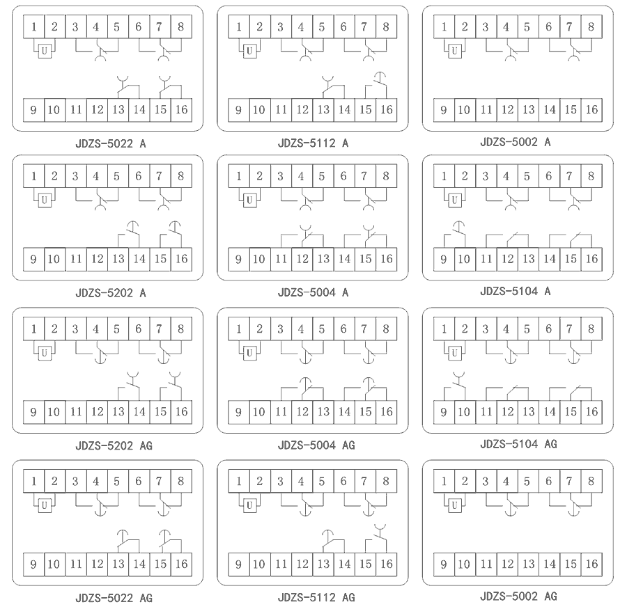 JDZS-5002AG内部接线图